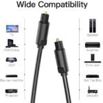 Vention Optical Fiber Audio Cable 3M Black - Image 4