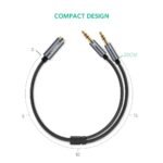 UGREEN DUAL 3.5MM MALE TO 3.5MM FEMALE AUDIO CABLE - Image 5