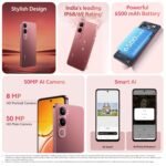 VIVO Y31 5G (Rose Red, 6GB RAM, 128GB Storage)