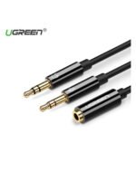 UGREEN DUAL 3.5MM MALE TO 3.5MM FEMALE AUDIO CABLE