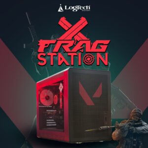 FRAG STATION – AMD Ryzen 5 5500, Gigabyte B450M-K, 16GB DDR4 3200MHz, 500GB PCIe Gen4 NVMe SSD, AntEsports VS600L 600W, Nvidia RTX 3050 6GB Graphics Card, AntEsports C Box Air Cabinet, Windows 11 Pro, One Year Onsite Warranty